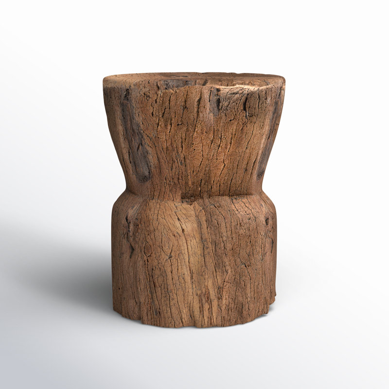 Tabouret d'appoint en bois massif
