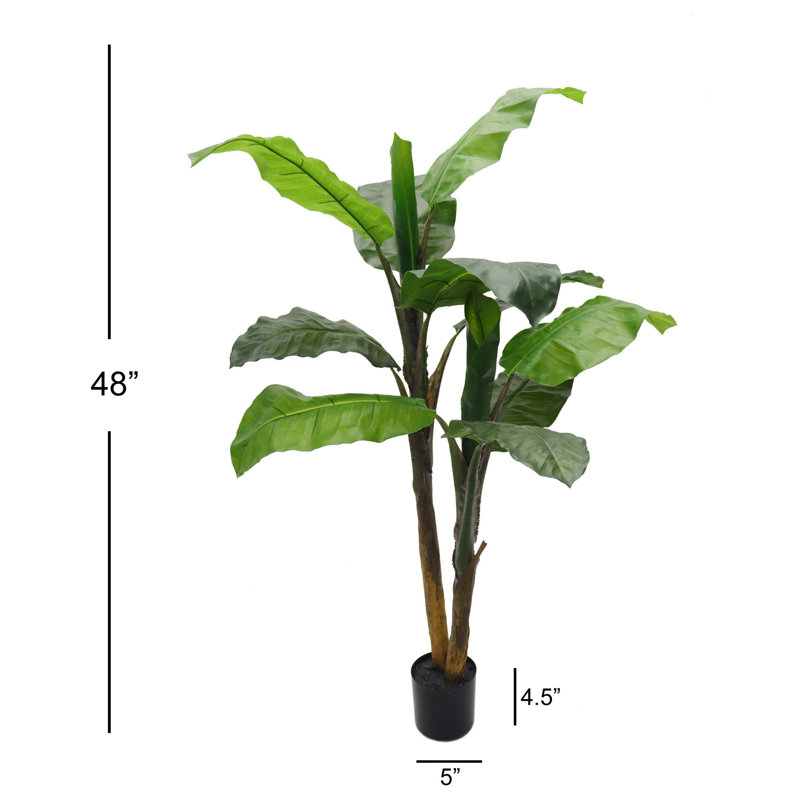 Banane artificielle 4 pieds de haut