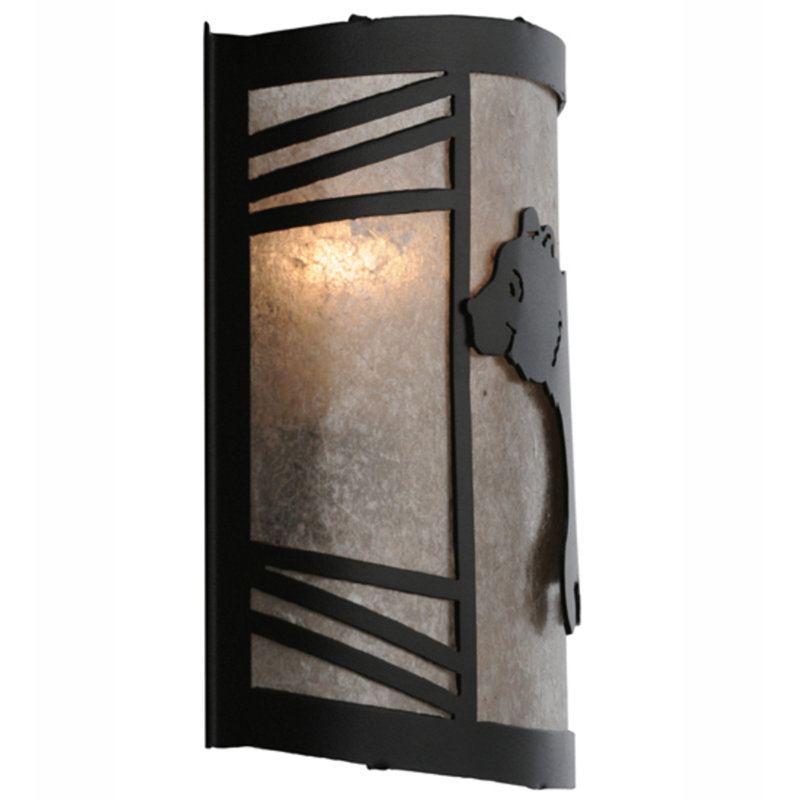 Happy Bear On The Loose 1 - Light Flush Mounted Sconce