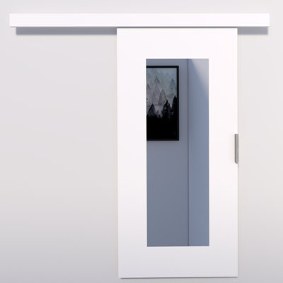 Lumen Sliding Door With Laminate Surface