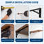 Wall-Mounted Folding Workbench, 29.9" Foldable Work Table, Space-Saving Wall Desk-740078800-740078803