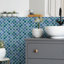 Carreau de mosaïque de porcelaine pour plancher et mur 12-3 / 8 "x 12-3 / 8" Hudson Tangier-90565800