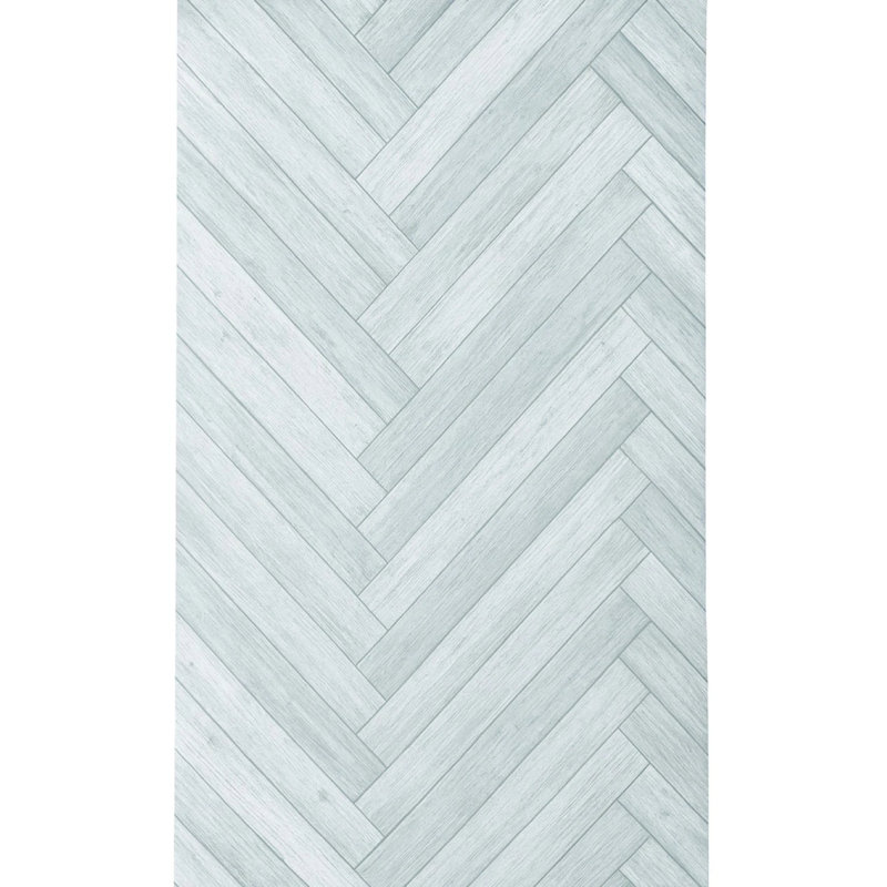Papier peint imitation chevrons gris sarcelle, Gris délavé