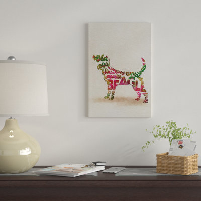 «Beagle» par Ayse Deniz Akerman - Estampe numérique sur toile tendue avec châssis