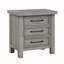 Armoire de chevet transitionnelle 3 pièces