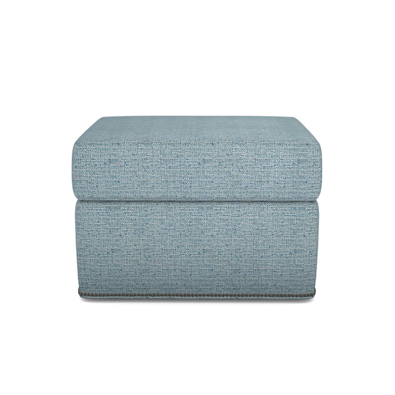 Newlin Ottoman, Yes, Tuck Cobalt