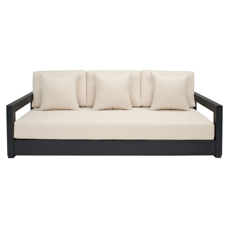 Montford Teak Patio Sofa with Cushions