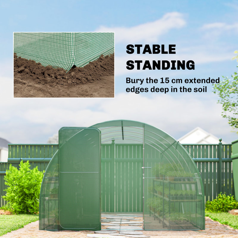 Tunnel Green House, 200cm H x 295cm W x 400cm D