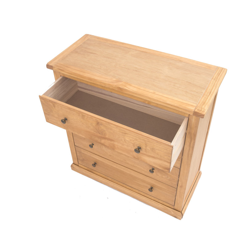 Garrett 90cm W 4 - Drawer Chest of Drawers