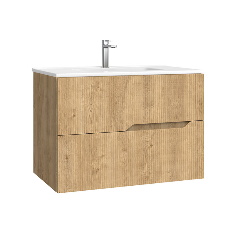 Tulipa Single Vanity, 32", Natural Oak