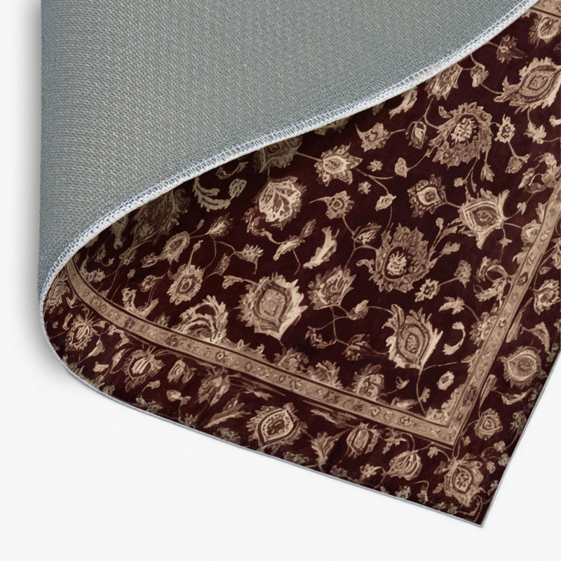 Tapis turc intérieur et extérieur brun, Rectangulaire 2 pi x 3 pi