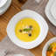 Elisa Series, 48-Piece Ivory White Porcelain China Dinnerware Set, Service For 12 
