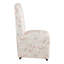 Chaise d'appoint rembourrée Colette avec roulettes-1534172661