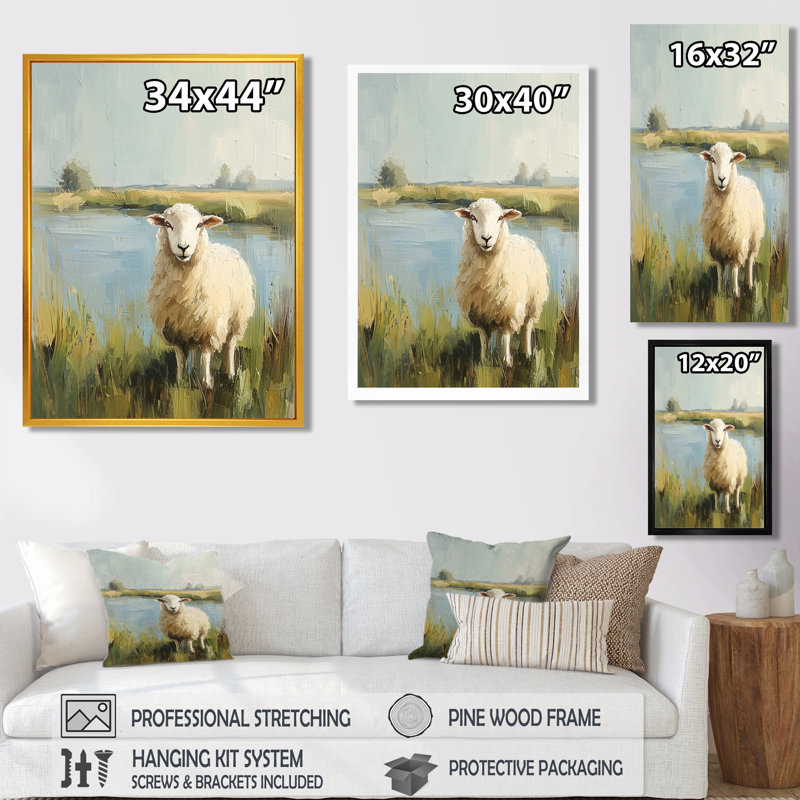 Djamshid - Animaux, art mural, salon, Toile tendue, Ne s’applique pas, H 20 po x l 12 po