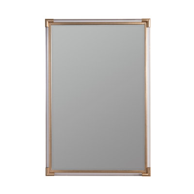 Ambrose Flat Metal Beveled Mirror