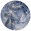 Tapis d'intérieur rond 8 po