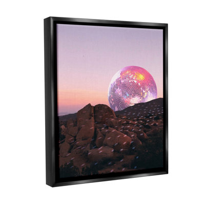" Surreal Disco Landscape Floater Frame " by Lil' Rue