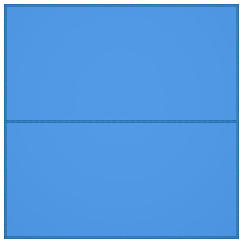 Rhoton 2.85m x 3m Rectangular Shade Sail, Blue