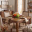 Hydrangea Fall Centerpiece with Candleholder