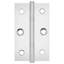 Vidaxl Hinge Plain Silver Steel Rectangular Hardware Tools Door Components
