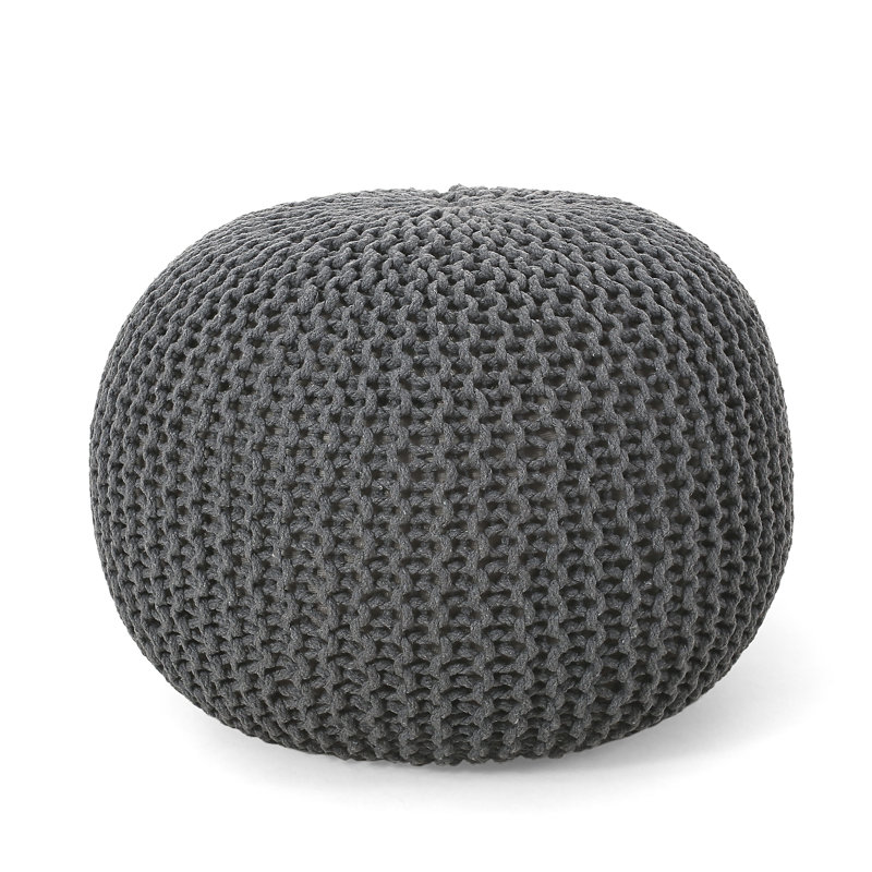 Cotton Round Pouf