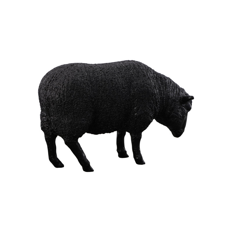 Sheep Sculpture Gel Coat, Black