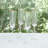Hammered Champagne Glass-Clear w/Gold Rim