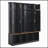 Hall Tree with 4 Hanging Hooks,Entryway Cabinet with Open Compartments-1689769049