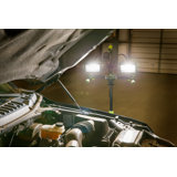 Powersmith PWLD080T 8000 Lumen Dual-Head LED Work Light With Tripod, Extends 52 In. Tall, 9 Ft. Power Cord