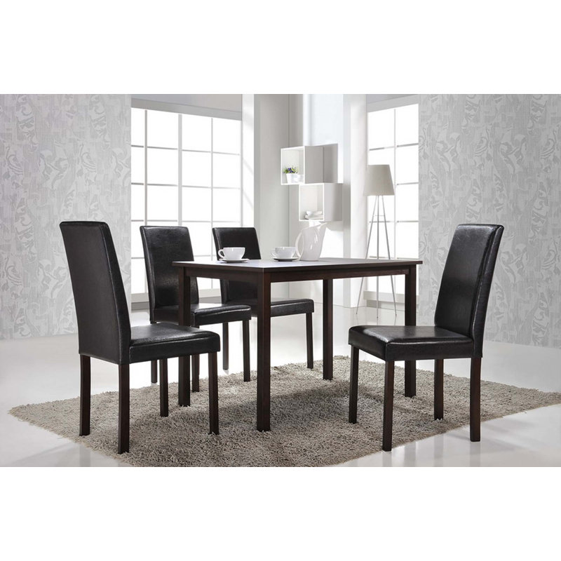 4 - Person Solid Wood Solid Wood Top Four Leg Dining Set