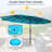10 Pcs Patio Dining Table Chair Set With Umbrella-1677493480-1677493481