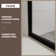 Fixed Framed Bath Panel with Clear Glass