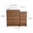 36'' Single Freestanding Bathroom Vanity with Ceramic Vessel Top