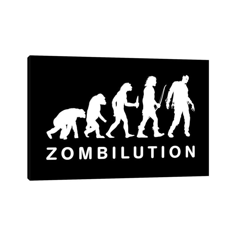 Zombilutions by Alberto Perez - Wrapped Canvas Print, 20.32cm H x 30.48cm W x 1.91cm D
