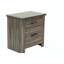 Table de chevet en bois naturel