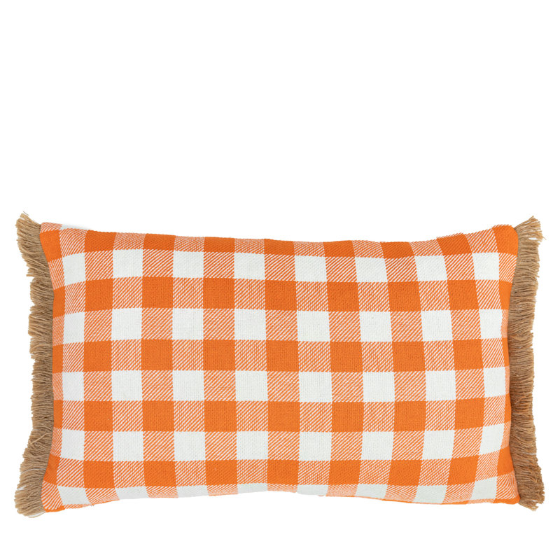 Orionis Orange Square Cushion