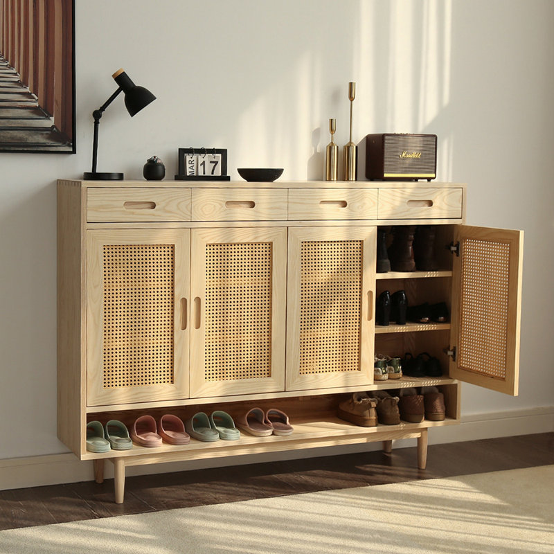 Simple large capacity storage shoe cabinet