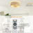 20'' 6-Speed Farmhouse Reversible Caged Ceiling Fan With Light Kit And Remote-1163106970