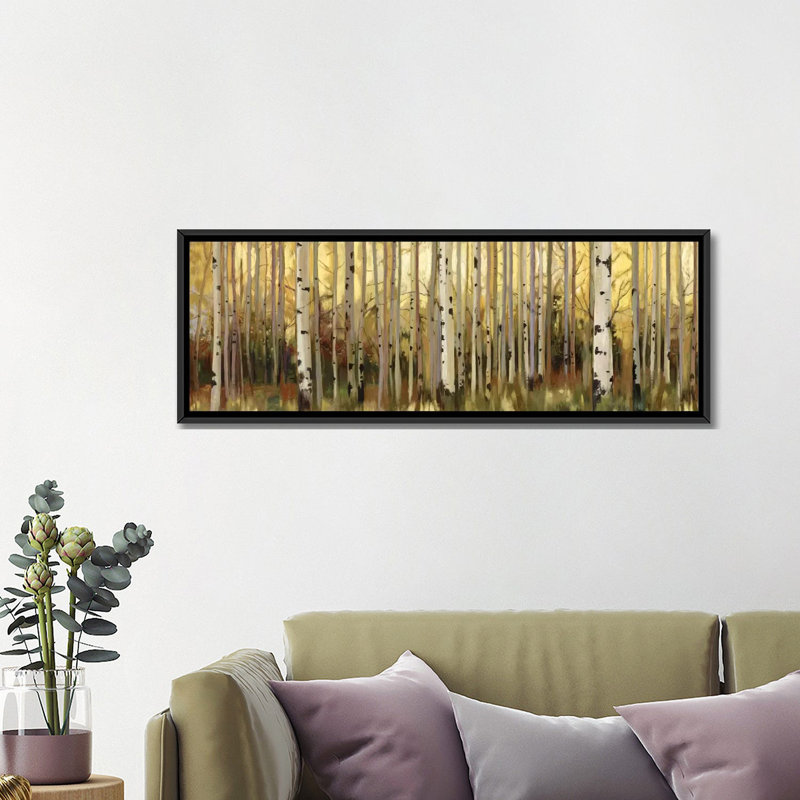 «Forest Light» par Allison Pearce, impression sur toile tendue, H 16 po x l 48 po x P 1,5 po, Toile tendue