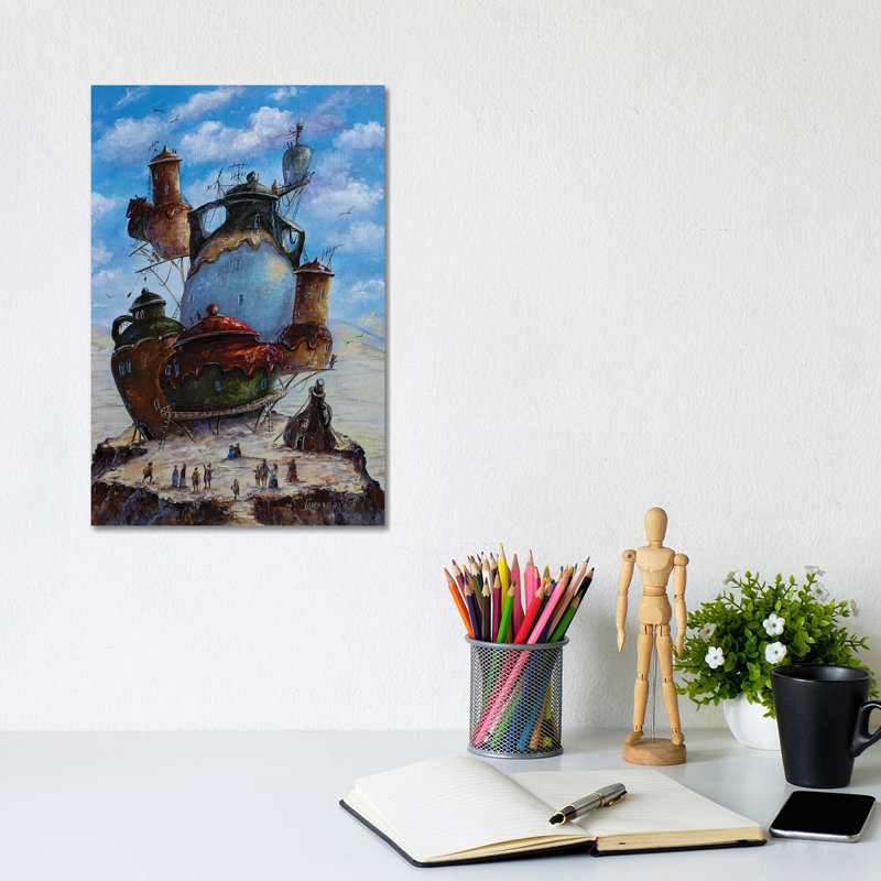 In The City Of Pitchers by Natalia Grinchenko - No Frame Gallery-Wrapped Canvas Giclée on Canvas, 30.48cm H x 20.32cm W