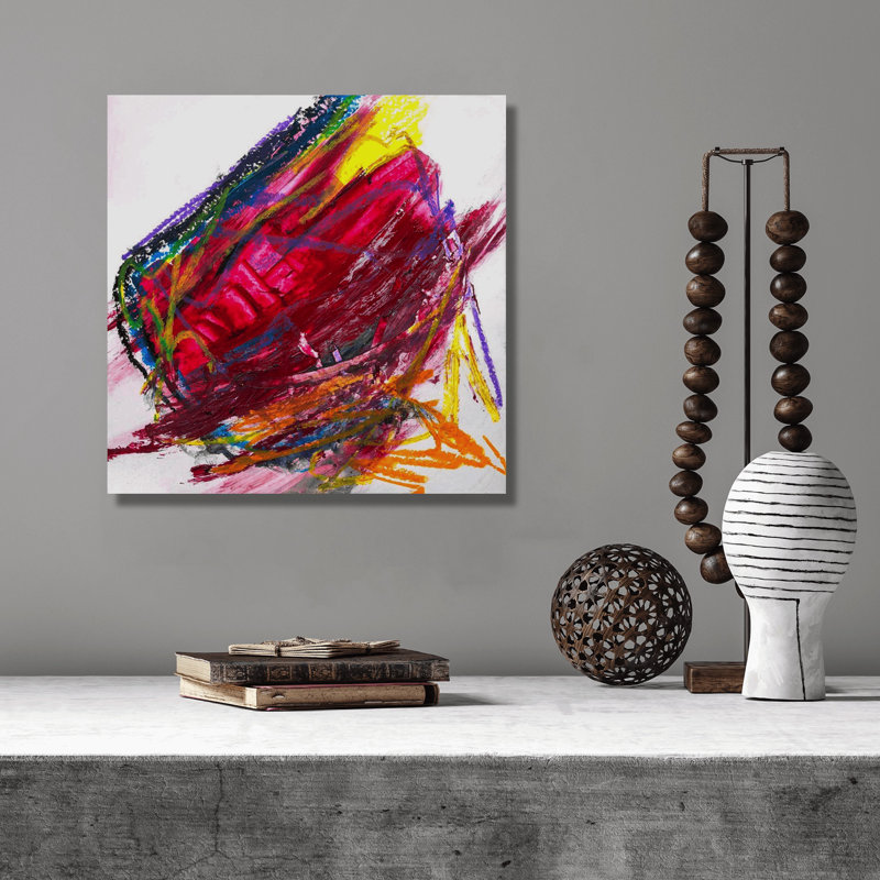 «Ruby» par John Beard - reproduction d'art sur toile tendue, Toile tendue, H 40 po x l 40 po x P 1,5 po