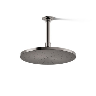 Contemporary Full Fixed Shower Head with Katalyst Air Induction Spray