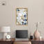 Art sur toile bleu indigo par Art Remedy-111162361-111162362