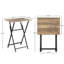 Table d'appoint 2 pièces pliable sans plateau-311167003