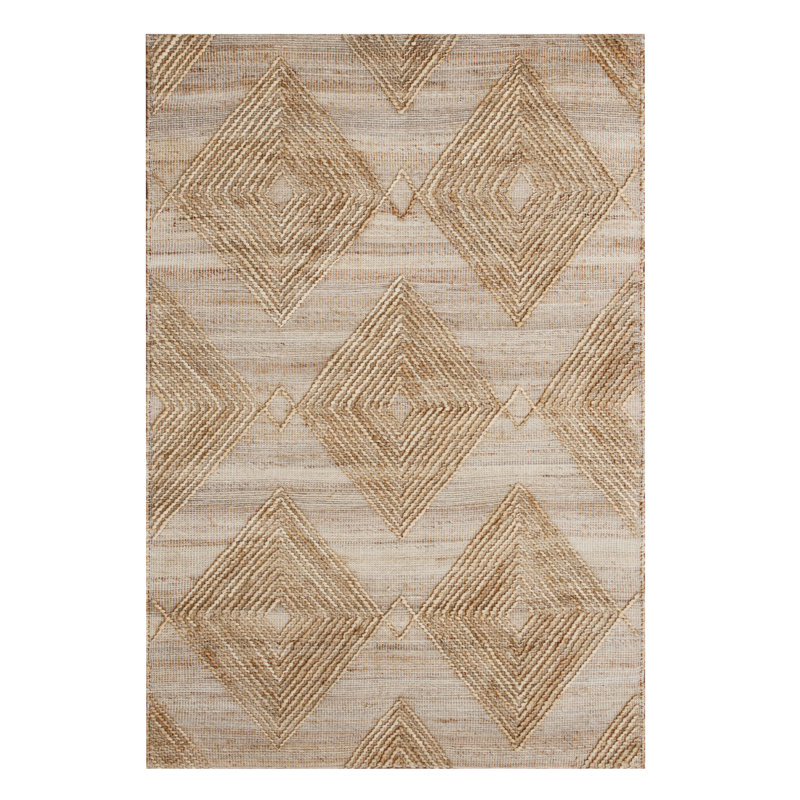 Geometric Indoor Rug, Rectangle 5' x 7'9"