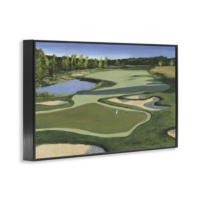 Art traditionnel giclée sur un terrain de golf traditionnel par Michael Willett