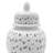 Stoneware Ceramic Jar with Intricate Cutout Design and Removable Lid-1243770566-1328340791