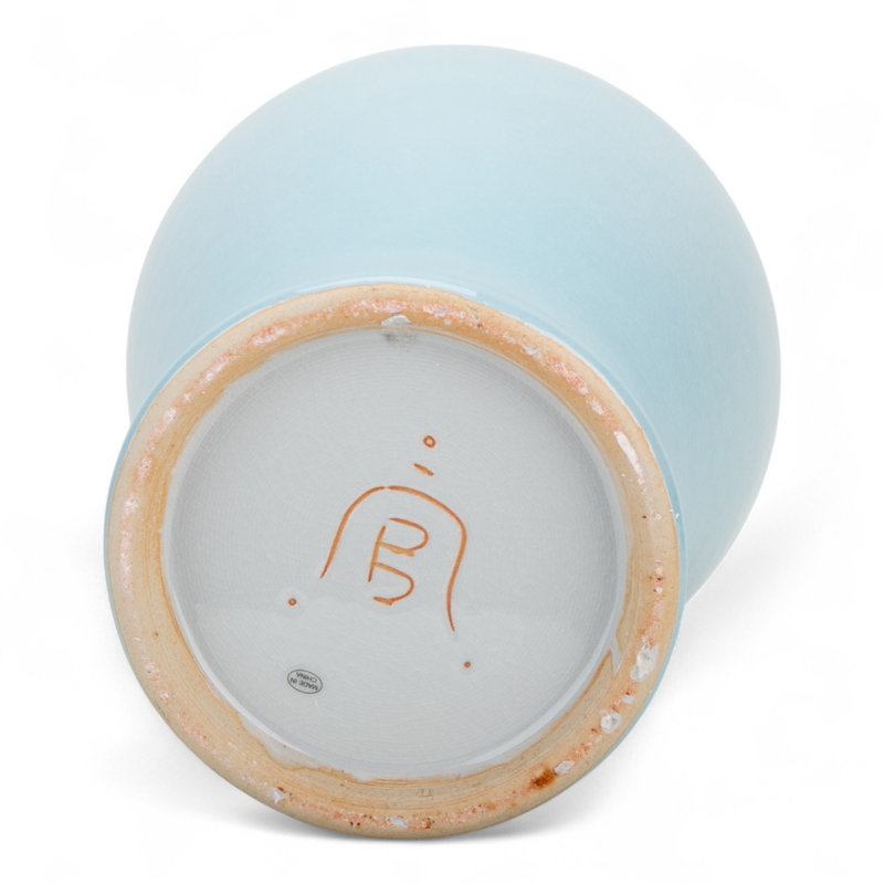 Light Blue Lidded Porcelain Jar, Blue