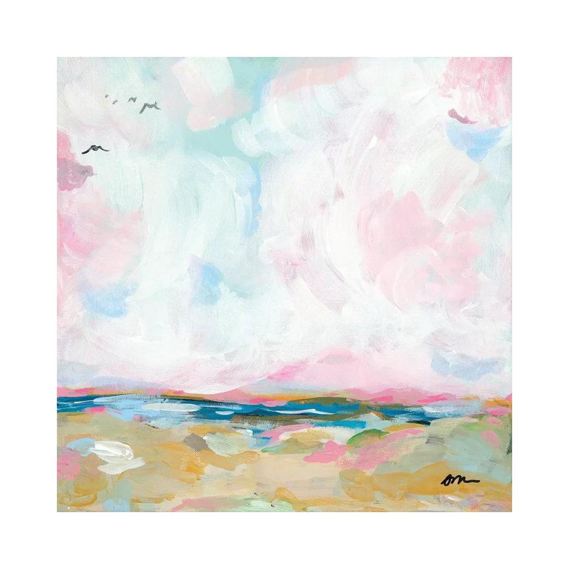 Beach Days I by Jessica Mingo - Wrapped Canvas Painting, 30.48 cm H x 30.48 cm W