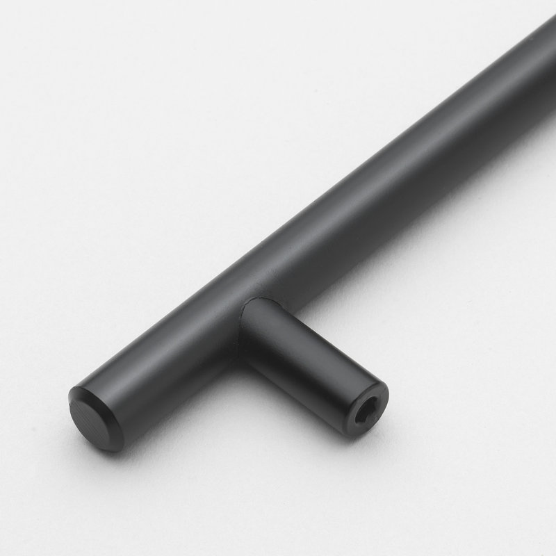 Ensemble de poignées de barre romaines, Noir mat, 3"
